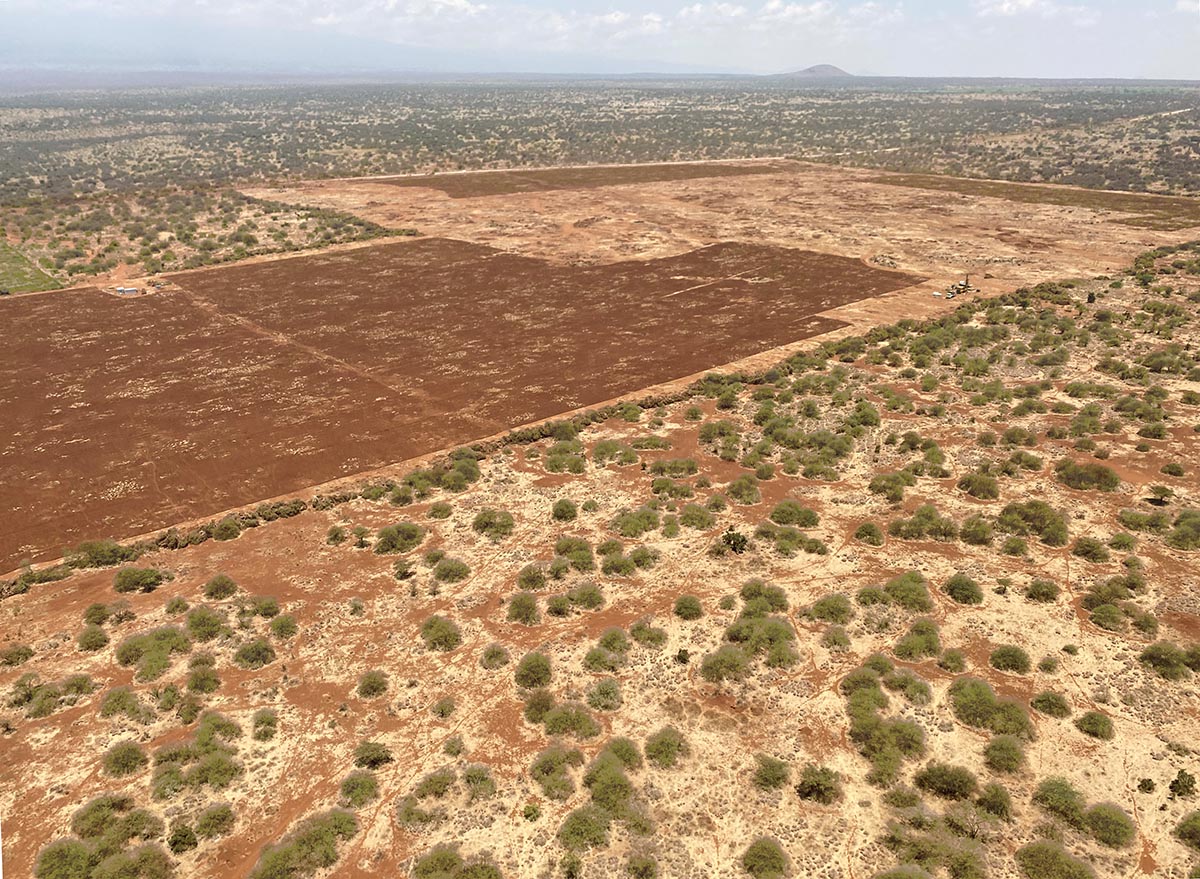 200924 aerial image of the kiliavo farm in amboseli