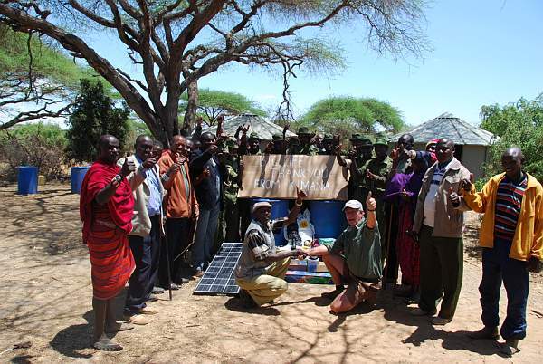 101030 1 1 Inauguration of First Big Life Anti Poaching Camp at Kimana in Amboseli October 17 2010